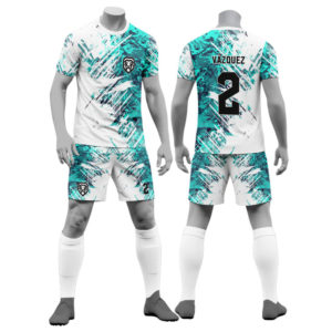 Equipación Blanca y Azul